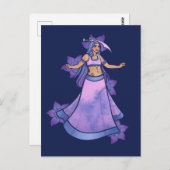Libra Sword Belly Dancer Briefkaart (Voorkant / Achterkant)