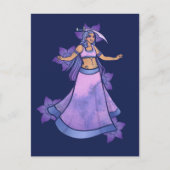 Libra Sword Belly Dancer Briefkaart (Voorkant)