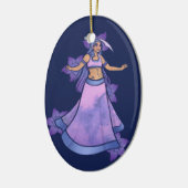 Libra Sword Belly Dancer Keramisch Ornament (Links)