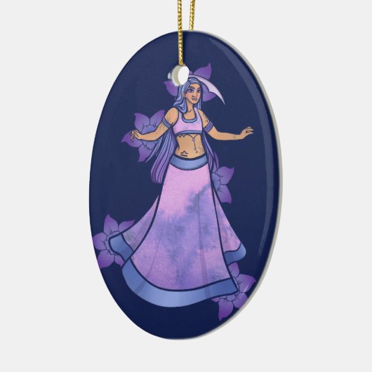 Libra Sword Belly Dancer Keramisch Ornament (Links)