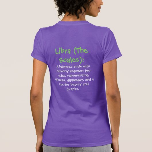 Libra T-Shirt (Achterkant)
