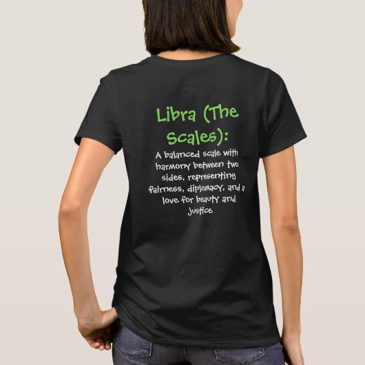 Libra T-Shirt (Achterkant)