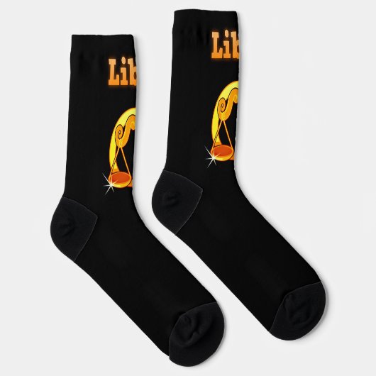 Libra teken sokken (Rechts)