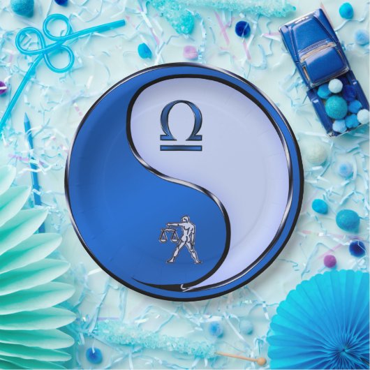 Libra the Scales Papieren Bordje (Feest)