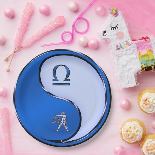Libra the Scales Papieren Bordje (Feest)