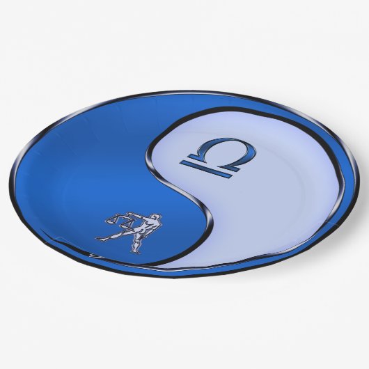 Libra the Scales Papieren Bordje (Gekanteld)