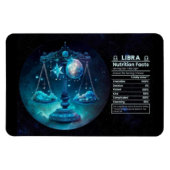 Libra-Themed Nutritional Value Magneet (Horizontaal)
