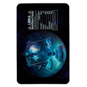 Libra-Themed Nutritional Value Magneet (Verticaal)