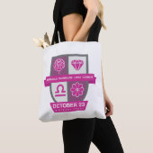 Libra Verjaardag Crest™ voor 1-23 oktober Tote Bag (Dichtbij)