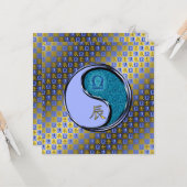 Libra & Water Dragon Kaart (Voorkant / Achterkant in situ)