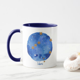 Libra Waterverf Night Sky Constellation Zodiac Mok