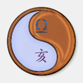 Libra & Wood Boar Magneet (Voorkant)