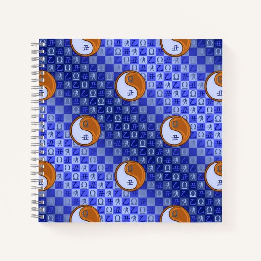 Libra & Wood Ox Spiral Notebook Notitieboek (Voorkant)