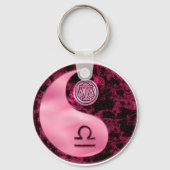 Libra Yin Yang Sleutelhanger (Voorkant)