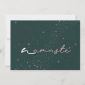 Libra Yoga Meisje Verjaardag Kaart (Achterkant)