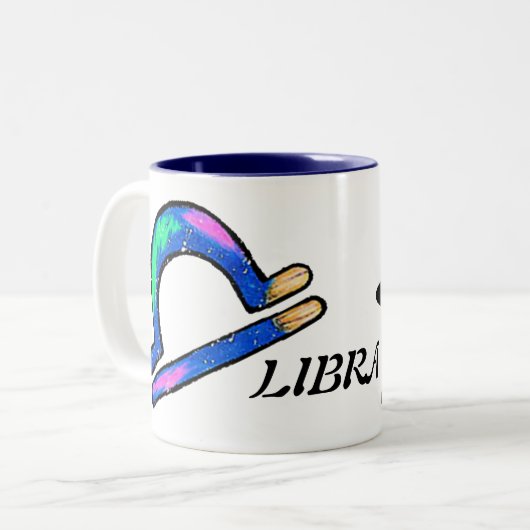 LIBRA.ZIQPU TWEEKLEURIGE KOFFIEMOK (Voorkant links)