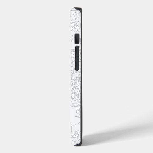 Libra Zodiac Astrology Personality White Custom Case-Mate iPhone Case (Achterkant / Links)