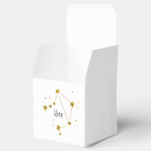 Libra Zodiac Bedankdoosjes (Geopend)