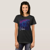 Libra Zodiac Constellation T-shirt (Voorkant volledig)