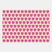 Libra Zodiac Coquette Hart Verjaardagstaart Inpakpapier Vel (Voorkant 3)