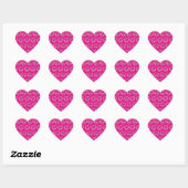Libra Zodiac Coquette Hart Verjaardagstaart Sticker (Vel)