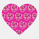 Libra Zodiac Coquette Hart Verjaardagstaart Sticker (Voorkant)