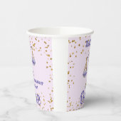 Libra Zodiac eerste verjaardag en gouden Confetti Papieren Bekers (Links)