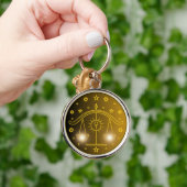 Libra Zodiac Emblem | Minimal Celestial Symbol Sleutelhanger (Hand)