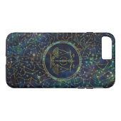 Libra Zodiac Gold Abalone op constellatie Case-Mate iPhone Case (Achterkant (Horizontaal))