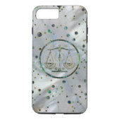 Libra Zodiac Gold Abalone op constellatie Case-Mate iPhone Case (Achterkant)