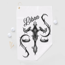 Libra Zodiac Golfhanddoek