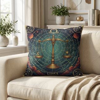 Libra Zodiac Hemellich Kussen