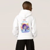 Libra Zodiac Kids Hoodie | Little Angel Pullover  (Achterkant volledig)