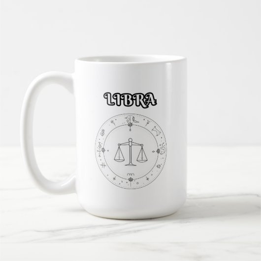 libra zodiac koffiemok (Links)