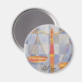 Libra Zodiac Magneet (Voorkant / Achterkant)