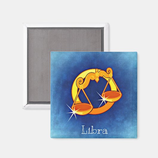 libra zodiac magnet (Voorkant / Achterkant)
