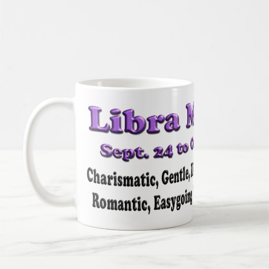 Libra Zodiac Moederdag Coffee Mok (Links)