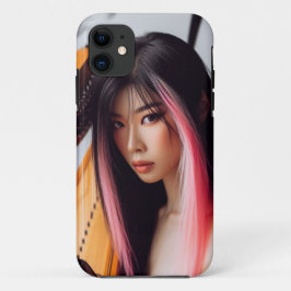 Libra Zodiac Musician Harp Case-Mate iPhone Case