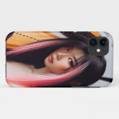 Libra Zodiac Musician Harp Case-Mate iPhone Case (Achterkant (horizontaal))