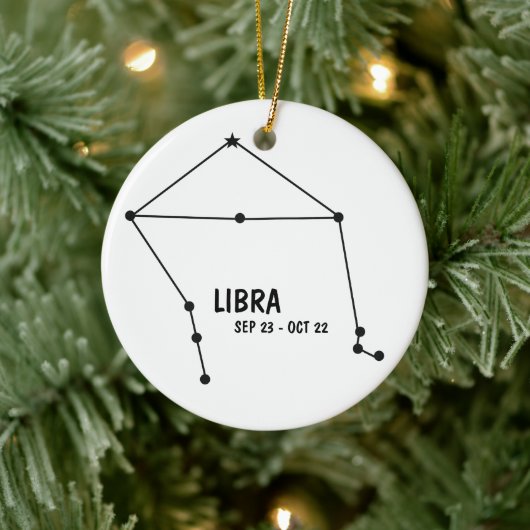 Libra Zodiac Ornament (Boom)