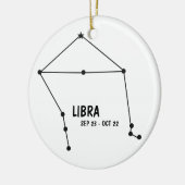 Libra Zodiac Ornament (Links)