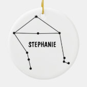 Libra Zodiac Ornament (Achterkant)