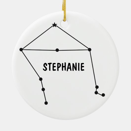 Libra Zodiac Ornament (Achterkant)