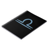 LIBRA Zodiac September Oktober Birthday Astrology Notitieboek (Linkerzijde)