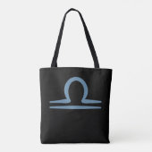 LIBRA Zodiac September Oktober Birthday Astrology Tote Bag (Achterkant)