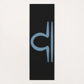 LIBRA Zodiac September Oktober Birthday Astrology Yogamat (Achterkant)