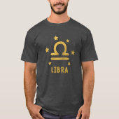 Libra Zodiac Sign Astrologie T-shirt (Voorkant)