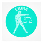 Libra, Zodiac Sign, Horoscope, Astrology Foto Afdruk (Voorkant)