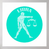 Libra, Zodiac Sign, Horoscope, Astrology Poster (Voorkant)
