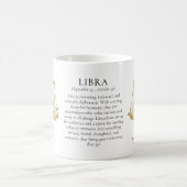 Libra Zodiac Sign Horoscope Personalized Gift Koffiemok (Center)